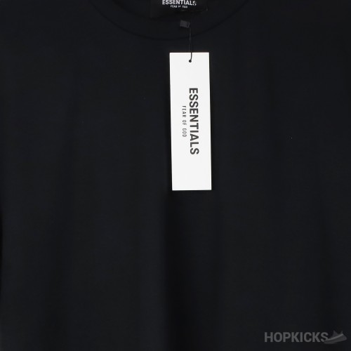 Essentials Black T-Shirt (Reflective)