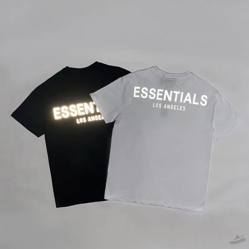 Essentials Black T-Shirt (Reflective)