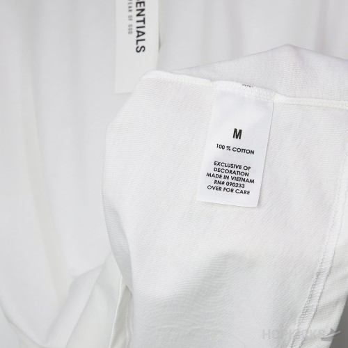Essentials White T-Shirt (Reflective)