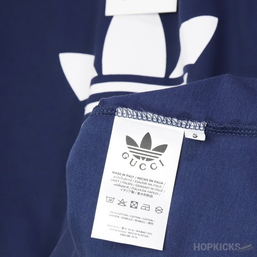 Gucci x Adidas Blue T-Shirt