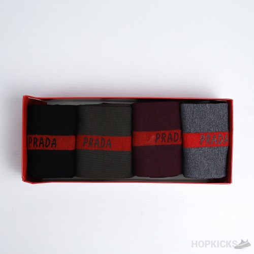 Prada Socks (Pack of 4)