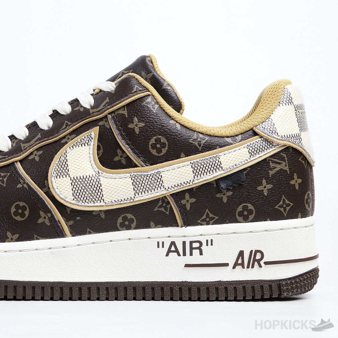 Nike Air Force 1 Low X Louis Vuitton Monogram Brown Damier Azur