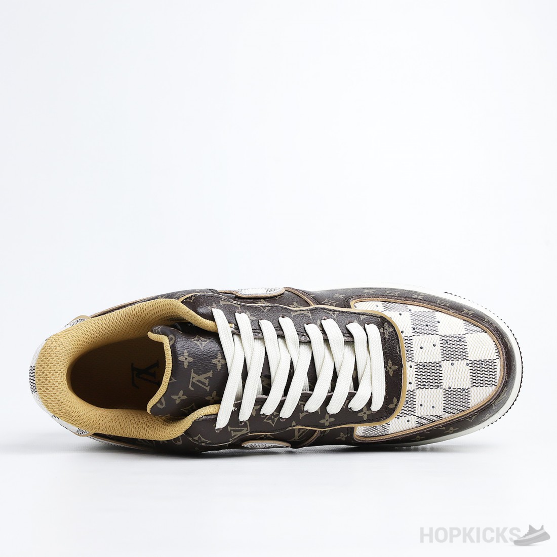 Air Force 1 Low x LV Monogram Brown Damier Azur