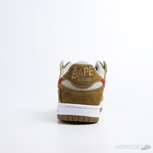 A Bathing Ape Sk8 Sta Wheat Red