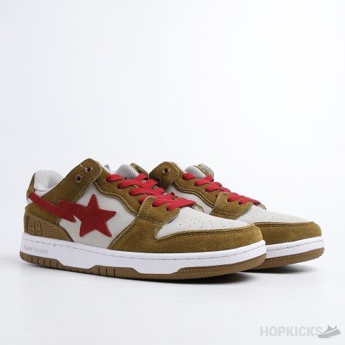 A Bathing Ape Sk8 Sta Wheat Red