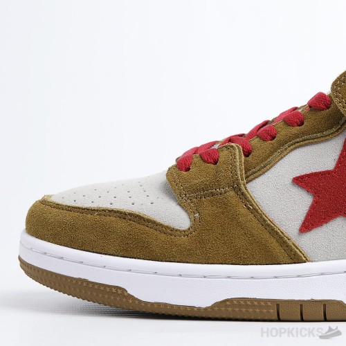 A Bathing Ape Sk8 Sta Wheat Red