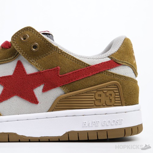 A Bathing Ape Sk8 Sta Wheat Red