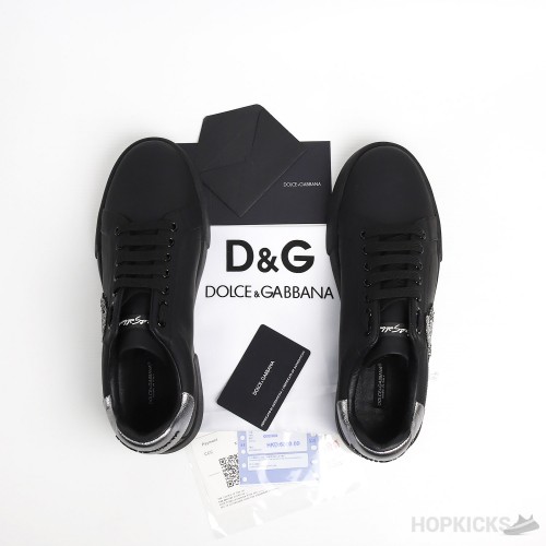 D&G Portofino Crown Patch Black