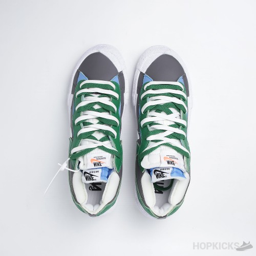 Blazer Low Sacai Medium Grey Classic Green