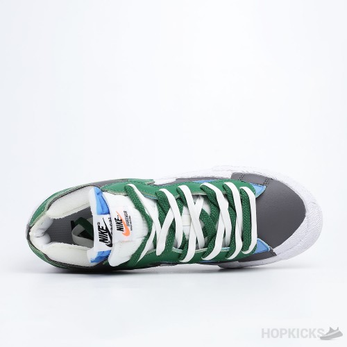 Blazer Low Sacai Medium Grey Classic Green