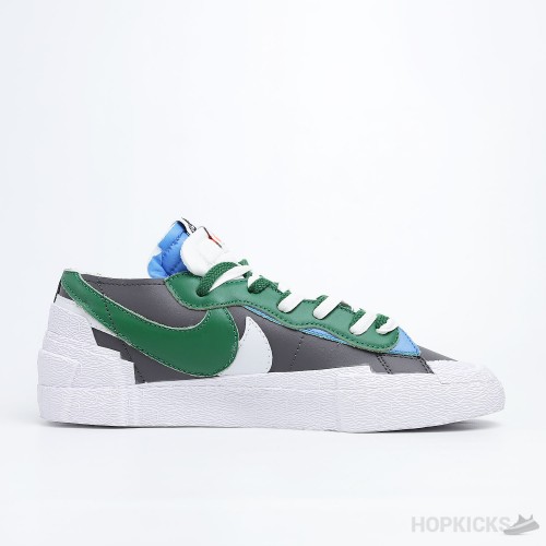 Blazer Low Sacai Medium Grey Classic Green