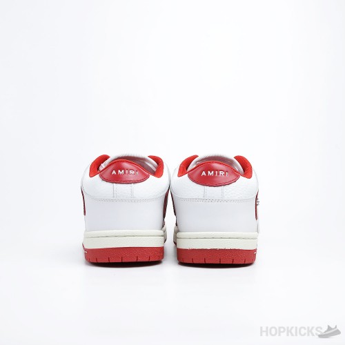 AMIRI Skel Panelled low Top White Red