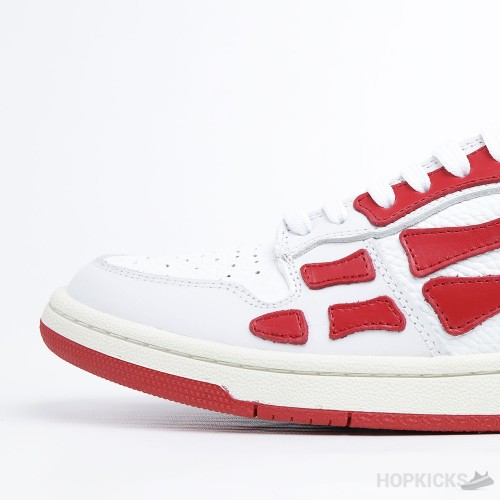 AMIRI Skel Panelled low Top White Red