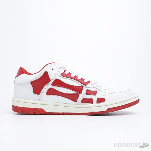 AMIRI Skel Panelled low Top White Red