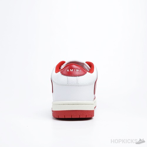 AMIRI Skel Panelled low Top White Red