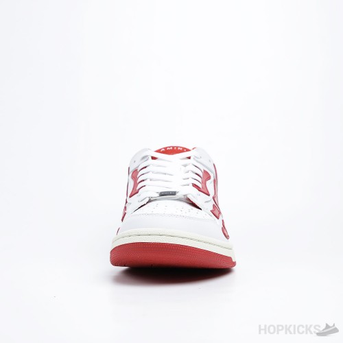 AMIRI Skel Panelled low Top White Red