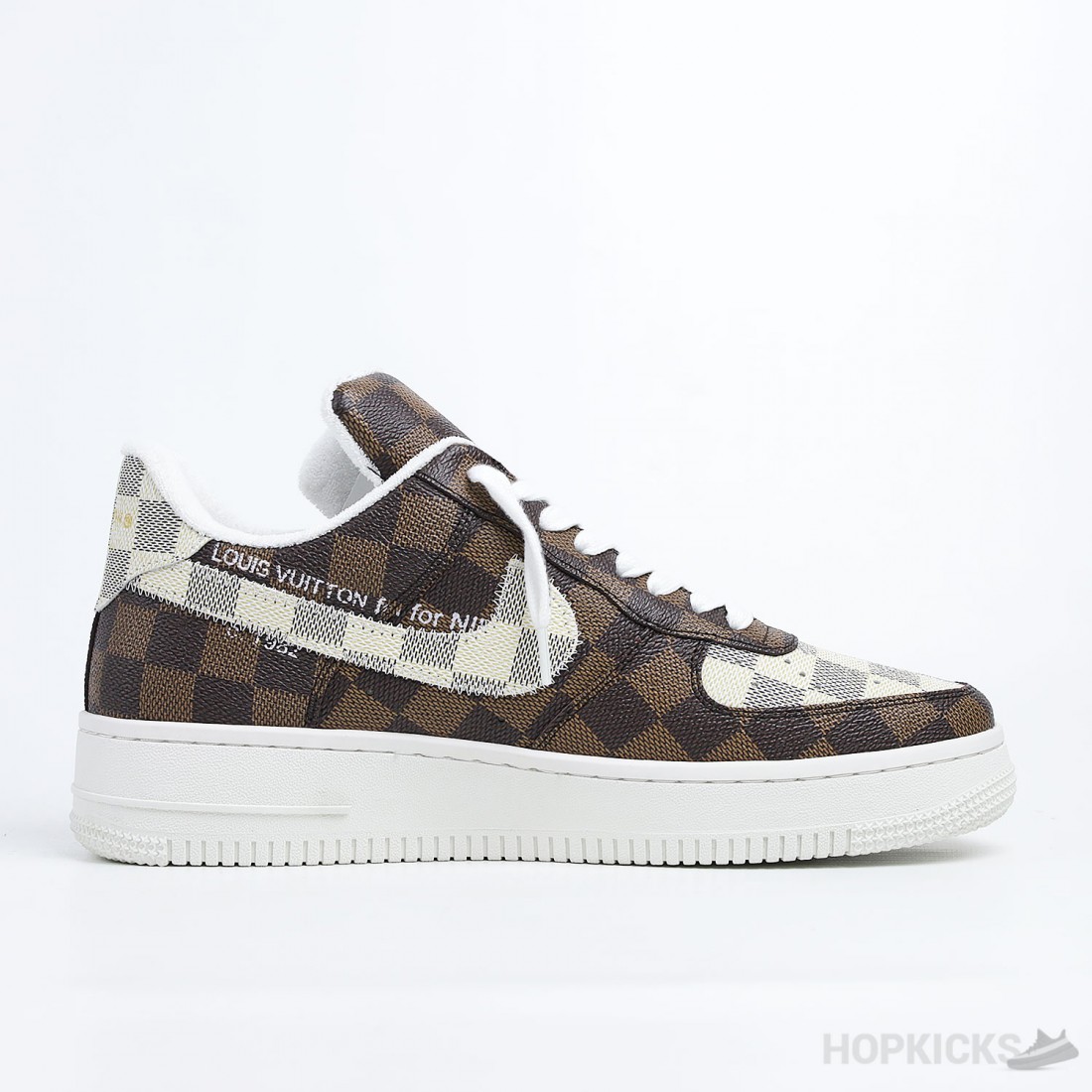 Nike Air Force 1 Low X Louis Vuitton Monogram Brown Damier Azur