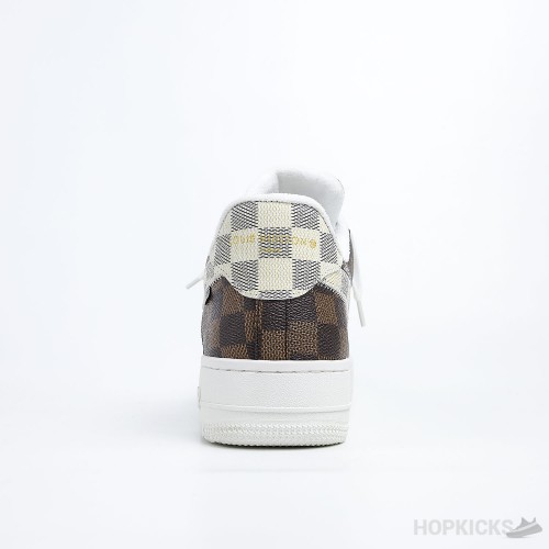 LV x Air Force 1 Low Monogram Brown Damier Azur (Premium Batch)