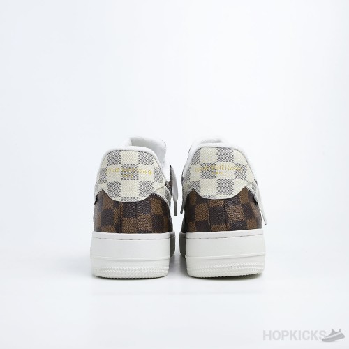 LV x Air Force 1 Low Monogram Brown Damier Azur (Premium Batch)