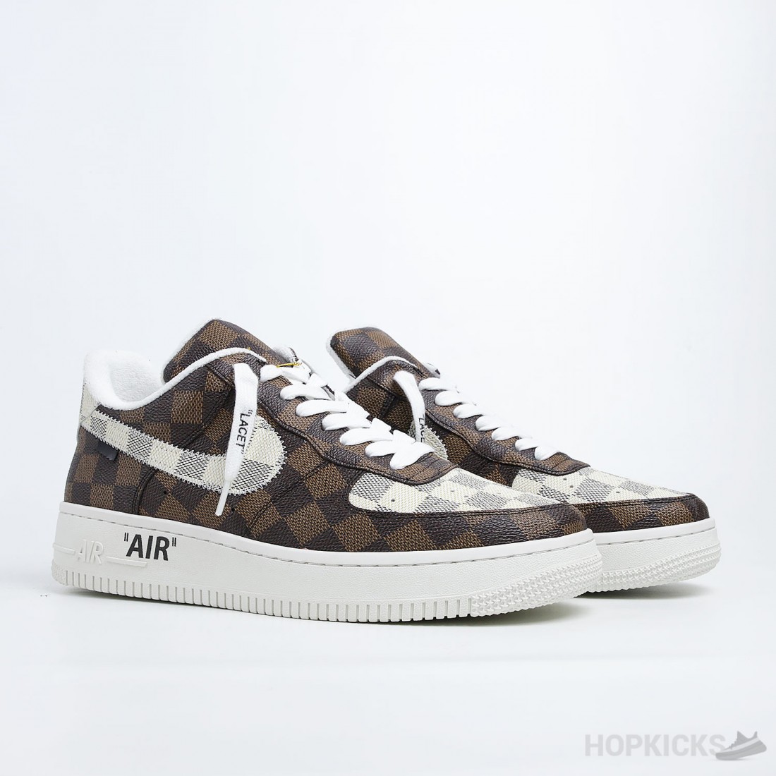 Air Force 1 Low x LV Monogram Brown Damier Azur