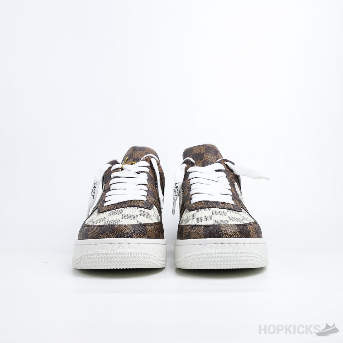 Nike Air Force 1 Low X Louis Vuitton Monogram Brown Damier Azur With B –  ZINZEEX