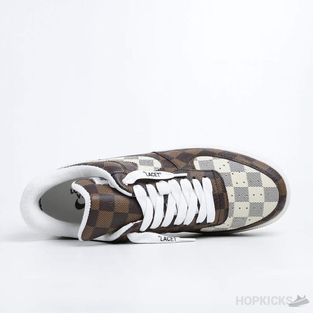 Nike Air Force 1 Low X Louis Vuitton Monogram Brown Damier Azur With B –  ZINZEEX