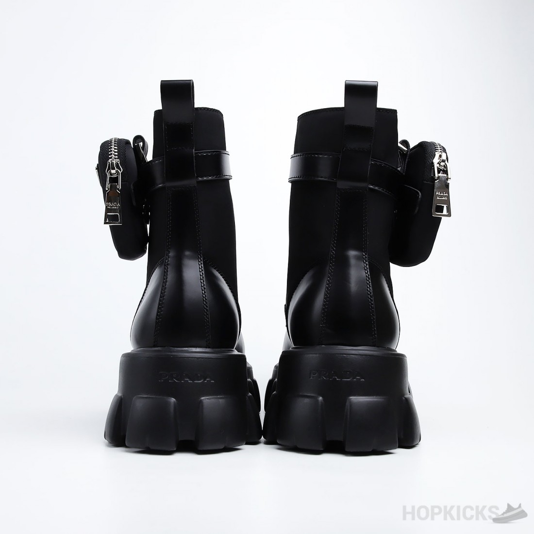 Prada Monolith Combat Boots