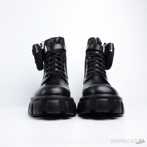Prada Monolith Combat Boots (Dot Perfect)
