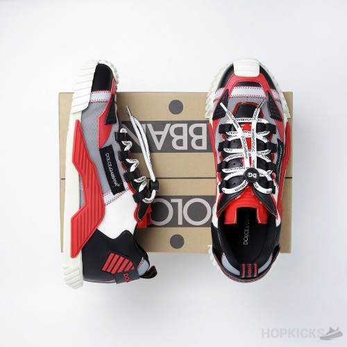 D&GG Red Grey Black NS1 Sneakers