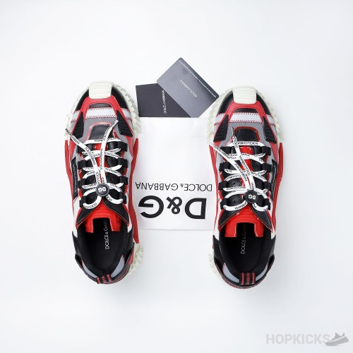 D&GG Red Grey Black NS1 Sneakers