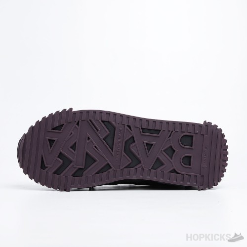 D&GG Silver and Black NS1 Sneakers