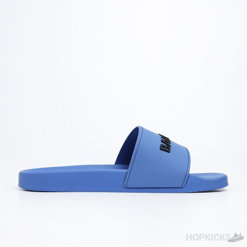 Bale*ciaga Pool Slide Blue 