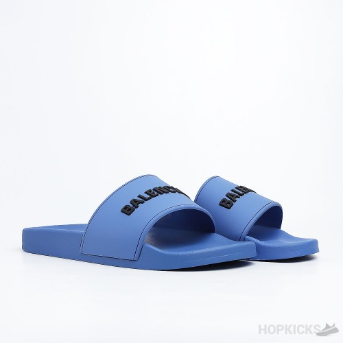 Bale*ciaga Pool Slide Blue 