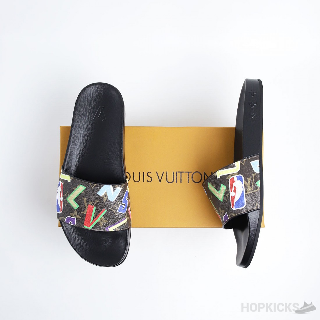 louis vuitton nba slides