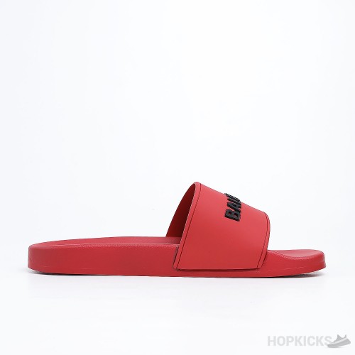 Bale*ciaga Pool Slide Red