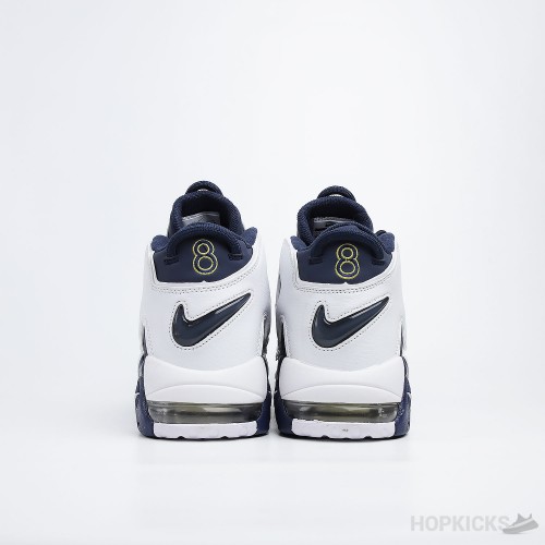 Air More Uptempo Olympic Blue and White