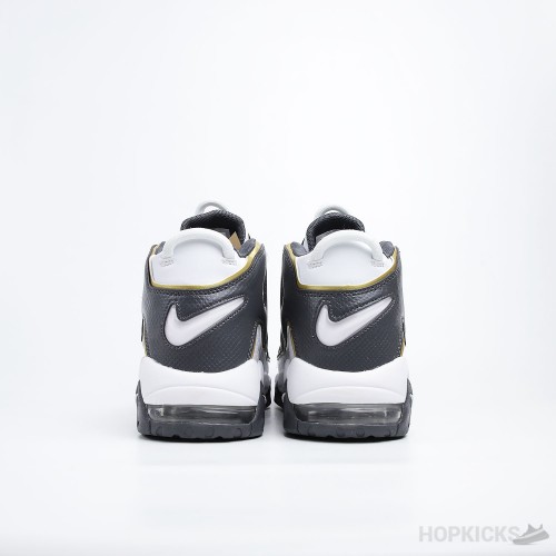 Air More Uptempo White Anthracite Metallic Gold