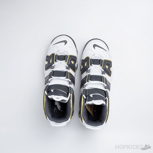 Air More Uptempo White Anthracite Metallic Gold