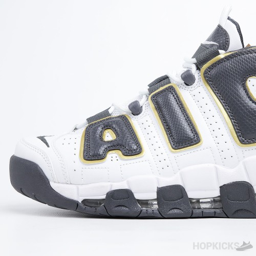 Air More Uptempo White Anthracite Metallic Gold