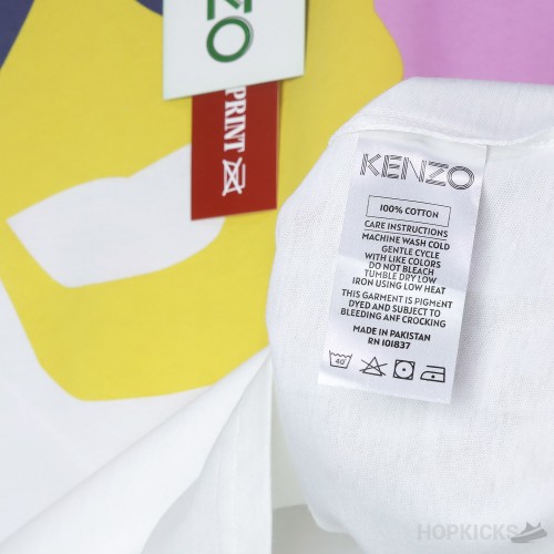 Kenzo Tribute White T-shirt (Economy Batch)