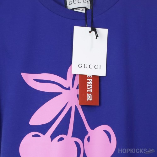 Gucci x Cherry Premium T-Shirt Navy