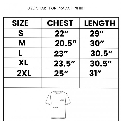 PRADA White Black Logo T-Shirt