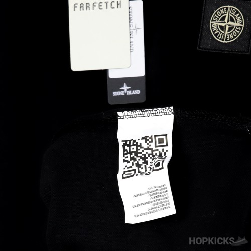 Stone Island Black Polo Shirt