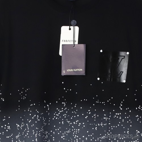 LV Black White Doted T-Shirt