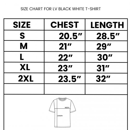 LV Black White Doted T-Shirt