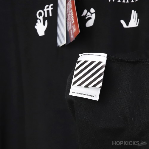 Off-White X Kaws Black T-Shirt