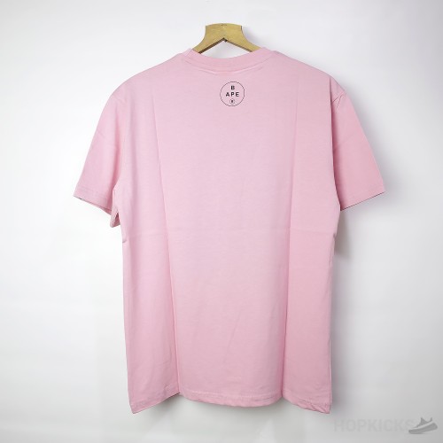 Bape Classic Logo Purple Pink T-Shirt