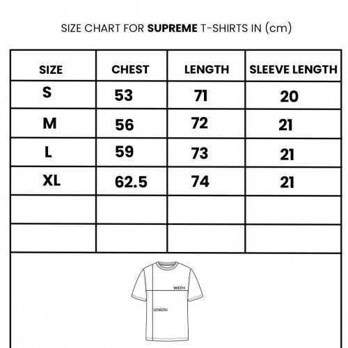 Supreme Cod White T-Shirt (Economy Batch)
