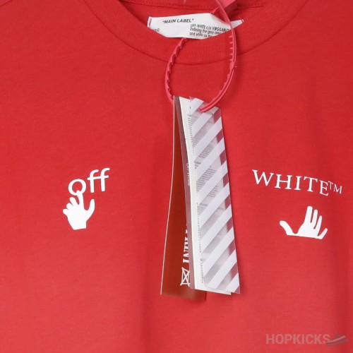 Off-White X Bape Red T-Shirt