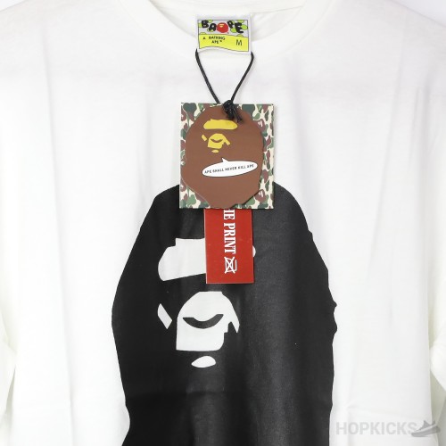 Bape By Bathing Ape Black White T-Shirt (Economy Batch)